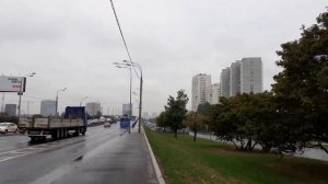 Москва 4007 проспект Андропова возле метро Коломенская, Нагатинский метромост лето день