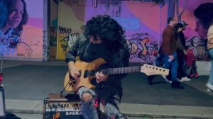George Michael - Careless Whisper - Guitar street performance - Cover by Damian Salazar