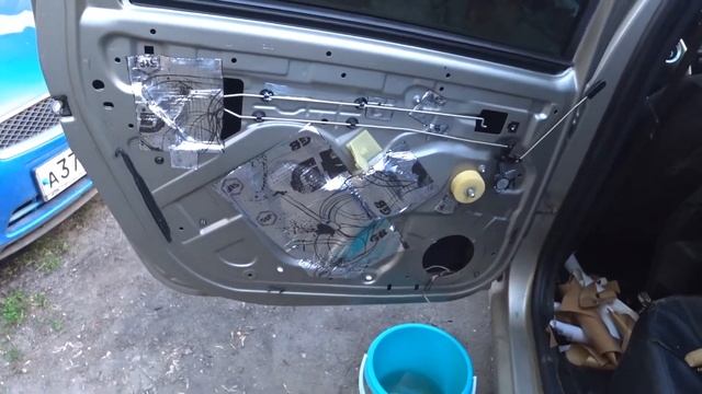 Шумоизоляция двери лада ларгус.