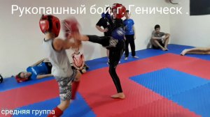 Рукопашный бой. Геническ. Средняя группа.