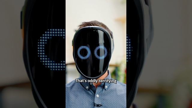 This LED mask is terrifying ?