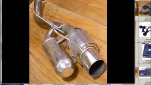 HKS HI power exhaust muffler Nissan Micra March K11 and Cube Z10 CG13DE