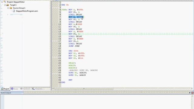 Keil  Proteus  Stepper Motor  AT89C51 Micro-controller