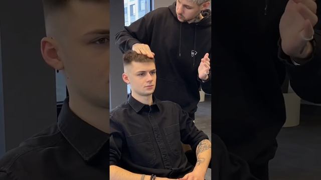 Мужская стрижка.                       Короткий кроп.                           #shorts #barber