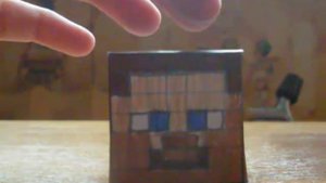 Minecraft Из Бумаги - 2 Голова Стива