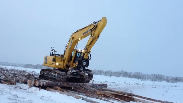 Строительство лежневого настила
