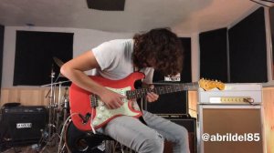 Fender Stratocaster 1962 Fiesta Red Marshall Jtm45 ( White Plexi ) - Reissue Fuzz Face Abrildel85