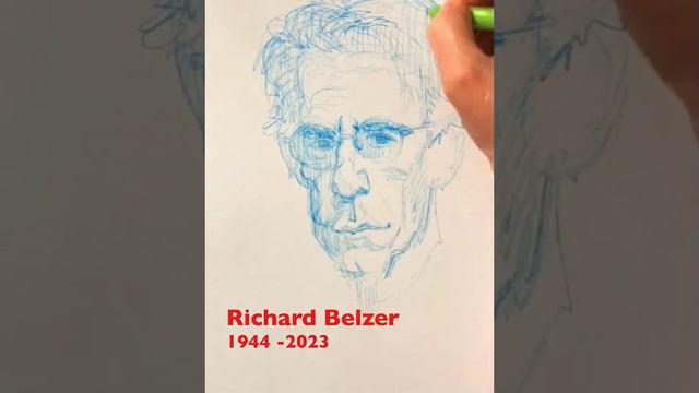 Richard Belzer Timelapse Drawing