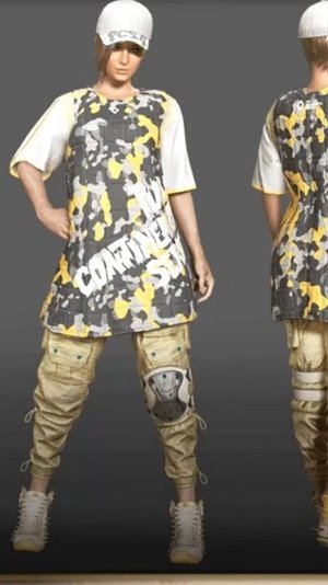 Набор с костюмом КРАШ ТЭСТ PUBG PLAYERUNKNOWNS BATTLEGROUNDS