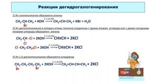 Свойства галогенпроизводных углеводородов. Важные реакции для ЕГЭ по химии