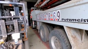 Ремонт коробки передач грузового автомобиля Мерседес-Бенц бетононасоса G16-155.