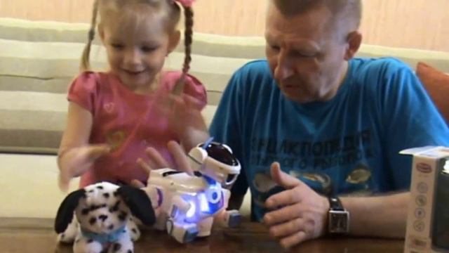 Электронная ирушка РОБОПЕС распаковка и игра. unpacking electronic toys robopac