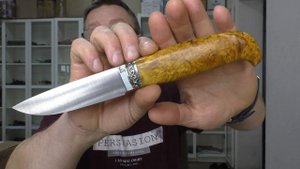 Ножи финского типа из М390 в наличии. Мастерская "СЛОН & Ко."