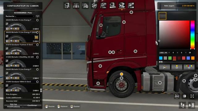 [ ETS 2 1.47 ] MERCEDES ACTROS MP4 REWORKED V3.3 смотреть онлайн