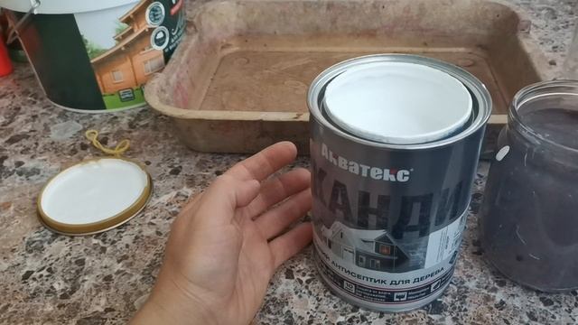 Крашу морилкой "Палисандр". Градиент. I paint with "Rosewood" stain. Gradient. смотреть онлайн