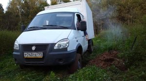 Испытание блокировки заднего моста соболь4×4