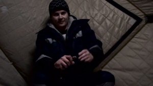 Зимняя рыбалка ночью в палатке на севере. Стофети и компания 2017 9