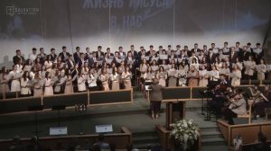 Пение «Очи к горам возвожу» - Молодёжный Хор