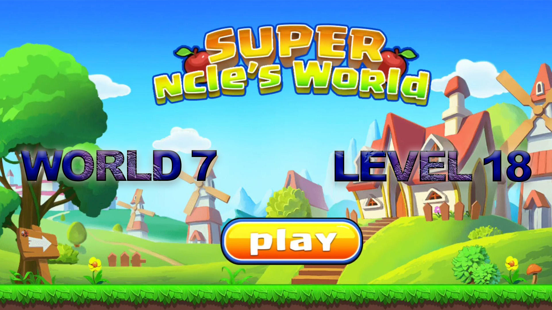 Super ncle's  World 7. Level 18.