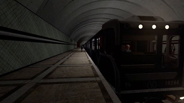 Garry's Mod Metrostroi Поезд 81.540.8 Соблезуб прибывает на станцию речная смотреть онлайн