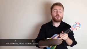 Hakuna Matata - Lion King (Ukulele Tutorial)