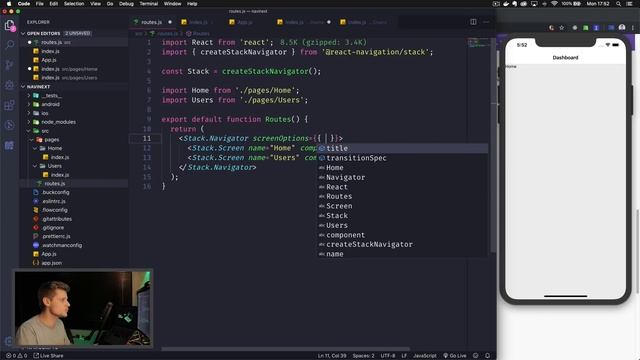 Nova API do React Navigation 5.0 | Code/Drops #06 смотреть онлайн