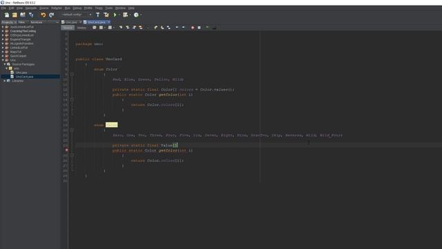 How to Create a Card Game in Java (Uno) Part 1 - Card Class (Code Clique)