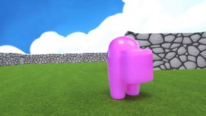 Red Pacman Vs Impostor 2 (Among Us)