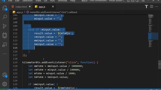 UNIT CONVERSION | JavaScript | Projects | Web development project | HTML, CSS projects | Ideas