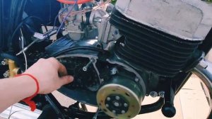 Иж юпитер 400cc с поршнями от Yamaha rd 350