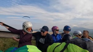 Полёты на параплане. Юца июль, 2023.