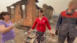 У многодетных курганцев сгорел дом, купленный на маткапитал