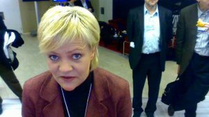 Kristin Halvorsen, Norwegian Finance Minister in Davos