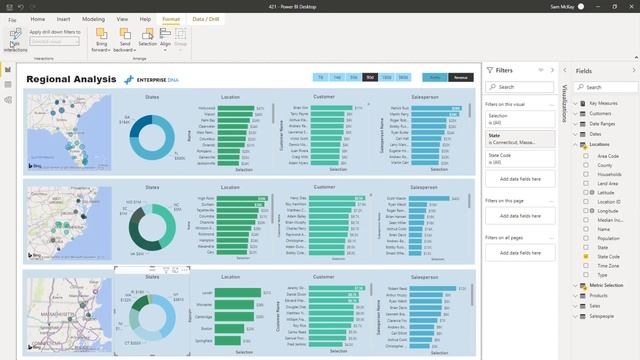 Take Reports And Visuals To Another Level Combining Filters And Interactions In Power BI