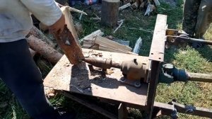 Обзор приспособление для колки дров своими руками