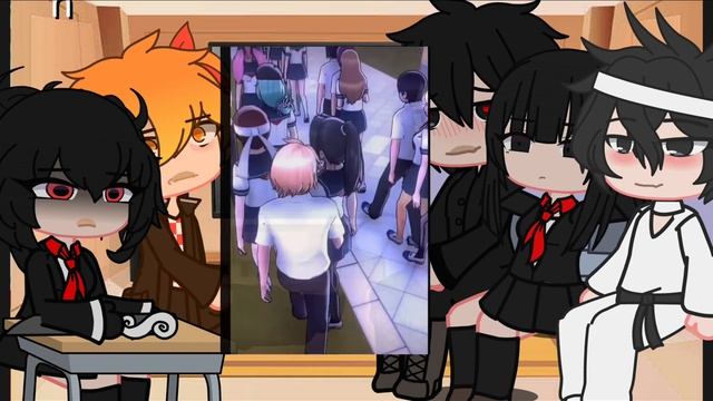 Yandere simulator react to ||yandere Ayano and taro|| boy osana||part 3/??