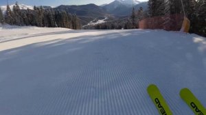 Архыз, Вельвет, Северный склон. Лыжи HEAD WorldCup Rebels E-Speed Pro, 175/R 17