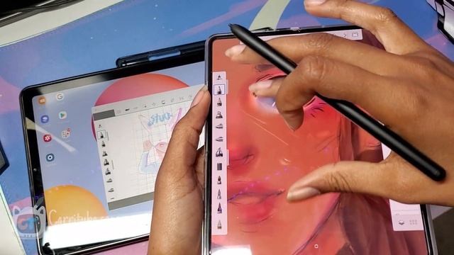 ✏️Samsung Fold 3 Vs Tab S6 LITE/Phone combo ? Artist perspective смотреть онлайн