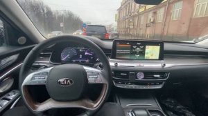 KIA k900 вид из салона