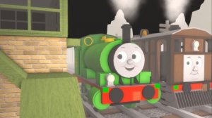 Percy's Ghostly Trick - Roblox Blue Train With Friends Remake