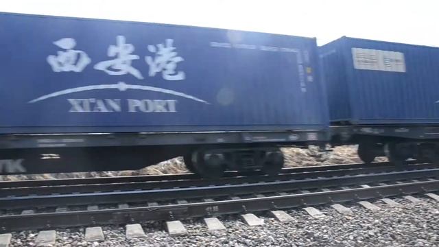 -"ВЛ80С-335" с контейнерным поездом на перегоне: Красный Бор - Посёлок 430 км.Россия.12.04.2021 г.- смотреть онлайн