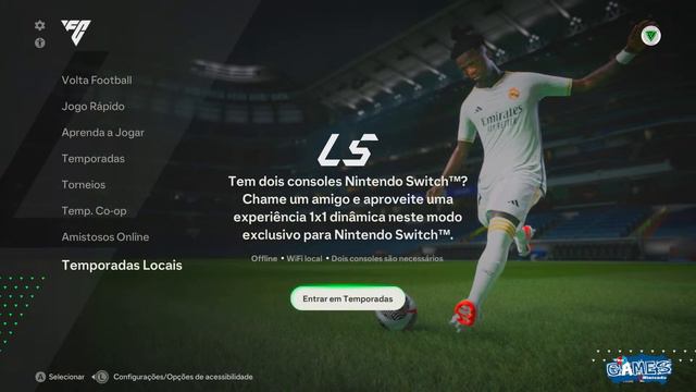 Jogando EA FC 24 (FIFA 24) direto do Nintendo Switch e Disney Speedstorm смотреть онлайн