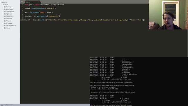Python - Jinja2 introduction