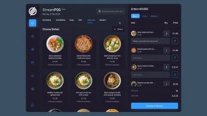 StreamPOS: Restaurant Software UI/UX Design