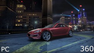 Need for Speed Carbon Xbox 360 vs PC