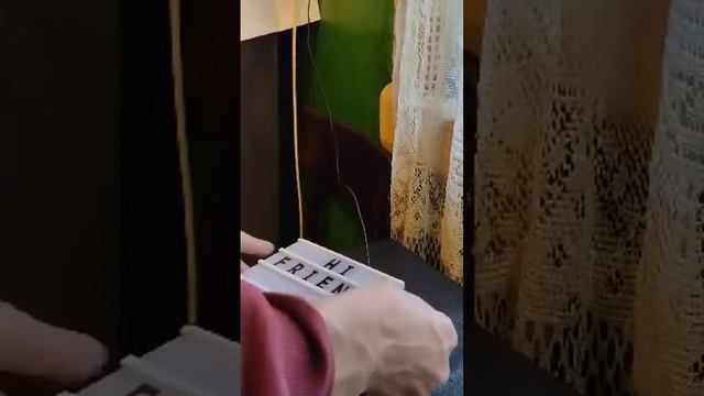Светильник с буквами - мечта маленькая, но сбылась #доммилыйдом #homesweethome #яндексмаркет