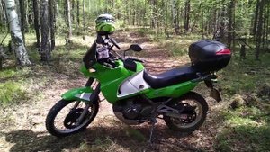 Kawasaki KLE 400.Отличный день ;)
