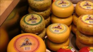 Голландский сыр. Цены в Амстердаме. Dutch cheese. Prices in Amsterdam