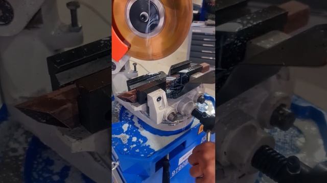 Pipe cutter machine | cutting on a 45 degree angle