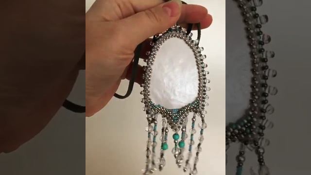 Кулон лунница из бисера смотреть онлайн